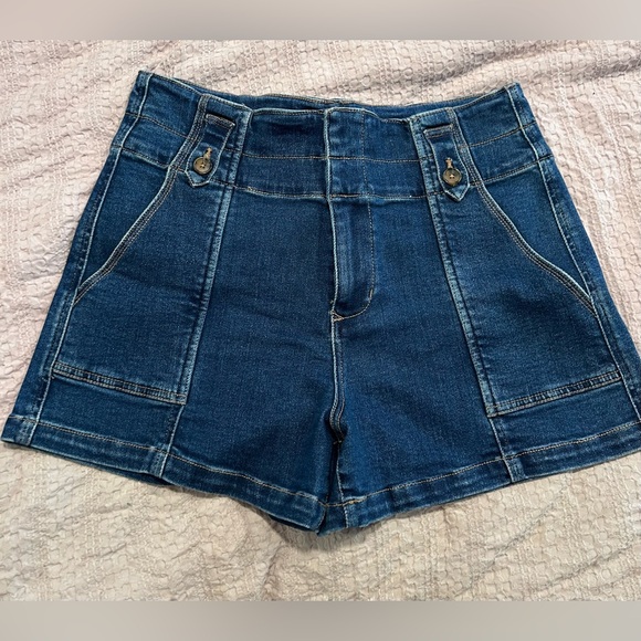 Dear John Dark Blue Jean Shorts - Picture 2 of 7